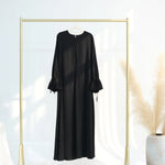 Load image into Gallery viewer, Ramadan Arabic Muslim Women Modest Dress 2025 Elegant Dubai Plain Abaya Islamic Church Clothing Fashion Loose Turkey Solid Robe