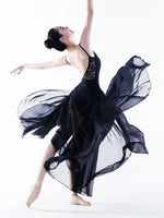 Load image into Gallery viewer, Ballet practice costume, ballet dance dress, full-skirted dance practice skirt, modern dance dress, dance outfit