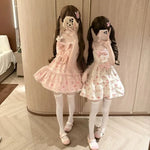 Load image into Gallery viewer, 2025 Vestidos De Mujer Cute Dresses For Women Cartoon Print A-line Sweet Robe Femme Sleeveless High Waist Bow Summer Sling Dress