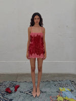 Load image into Gallery viewer, Women's Sexy Sequin Backless Short Dress High Waist Sleeveless Bodycon Mini Dresses 2026 Beach Vacation Party Club Outfits