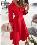 Load image into Gallery viewer, Women Print Dress Sexy V-Neck Bat Sleeve Ruffl Flowers Print Bohemian Beach Sundress Ladies Loose Summer Vacation Mini Dresses