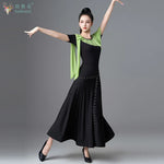 Load image into Gallery viewer, Ballroom Dance Dresses for Women Competition Waltz Dress Clothes Standard Social Modern Dancewear Costumes Large Swing Dress