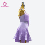 Load image into Gallery viewer, Dress For Dancing 2026 Latin Dance Parties Wear Costumes Ballroom Clothes Sexy Skirt Girls Prom Stage Jumpsuit Sports Match Suit