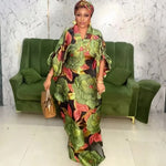 Load image into Gallery viewer, Elegant African Dresses for Women Muslim Fashion Boubou Abayas Robe Dashiki Ankara Lace Outfits Evening Gown Kaftan Maxi Dress