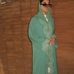 Load image into Gallery viewer, Women Muslim Dress Dubai Abaya Turkey Kaftan Kebaya Caftan Marocain Femme Robe Islam Clothing Kimono Cardigan Jalabiya Vestidos