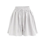 Load image into Gallery viewer, Large Size Wide Leg Shorts for Women Summer Plus Fat New Chiffon Pants Skirt Single Layer Elastic Waist Loose Versatile Korean Style Casual Pants