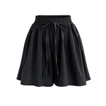 Load image into Gallery viewer, Large Size Wide Leg Shorts for Women Summer Plus Fat New Chiffon Pants Skirt Single Layer Elastic Waist Loose Versatile Korean Style Casual Pants