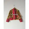 Women Wear Front Open Indian Handmade New Printed Cotton Quilted V-neck Jacket For Women BohoCoat Floral Block Vintage Boho Coat