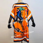 Load image into Gallery viewer, Printed Dresses For Women 2020 Fashion Design Loose Dress Batwing Maxi Long Femme Vestidos Summer Autumn Party Elegant Dress