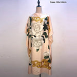 Load image into Gallery viewer, Printed Dresses For Women 2020 Fashion Design Loose Dress Batwing Maxi Long Femme Vestidos Summer Autumn Party Elegant Dress