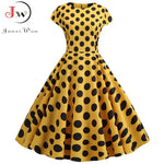 Load image into Gallery viewer, Women Summer Music Note Print Dress 50s 60s Robe Retro Swing Casual Vintage Party Dresses Vestidos