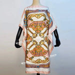 Load image into Gallery viewer, Printed Dresses For Women 2020 Fashion Design Loose Dress Batwing Maxi Long Femme Vestidos Summer Autumn Party Elegant Dress