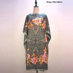 Load image into Gallery viewer, Printed Dresses For Women 2020 Fashion Design Loose Dress Batwing Maxi Long Femme Vestidos Summer Autumn Party Elegant Dress