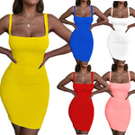Load image into Gallery viewer, Women Summer Dress For Women Sexy Slim Casual Party Dresses Sundress Sexy Office Lady Elegant Mini Bodycon Dress Vestidos
