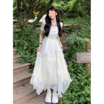 Load image into Gallery viewer, Fugitive Princess Dress 2023 New Summer Light Wedding Dress Design Sense Tight Waist French First Love Gentle White Moonlight dress
