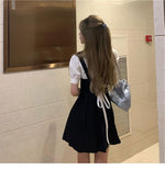 Load image into Gallery viewer, French Design Sense suit 2024 New College Style Women's Wear Spring Black Strap Sweet and Spicy dress Summer