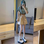 Load image into Gallery viewer, 2023 New Salt Sweet Wear Age Reducing College Style Lively Slimming Slight Fat Sister Two-piece Suit Summer