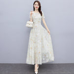 Load image into Gallery viewer, 2022 Summer New Bohemian Long Dress to Ankle Chiffon dress Super Long Seaside Holiday Beach Dress for Women
