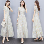 Load image into Gallery viewer, 2022 Summer New Bohemian Long Dress to Ankle Chiffon dress Super Long Seaside Holiday Beach Dress for Women
