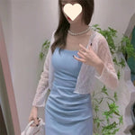 Load image into Gallery viewer, Strappy Dress 2026 Summer New Style Waist-Cinching Slimming Dress for Women, Covering the Body, Elegant, Sexy, Solid Color Bodycon Dress