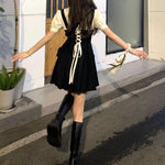 Load image into Gallery viewer, French Design Sense suit 2024 New College Style Women's Wear Spring Black Strap Sweet and Spicy dress Summer