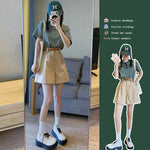 Load image into Gallery viewer, 2023 New Salt Sweet Wear Age Reducing College Style Lively Slimming Slight Fat Sister Two-piece Suit Summer
