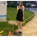 Load image into Gallery viewer, French Design Sense suit 2024 New College Style Women's Wear Spring Black Strap Sweet and Spicy dress Summer