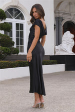 Load image into Gallery viewer, European and American Cross-Border Women's Clothing New Solid Color High-End Satin Slim One-Shoulder Sexy Backless Fishtail Dress