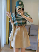 Load image into Gallery viewer, 2023 New Salt Sweet Wear Age Reducing College Style Lively Slimming Slight Fat Sister Two-piece Suit Summer