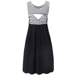 Load image into Gallery viewer, Maternity Dresses Fashion Striped Dress Summer Dress Loose Simple Sleeveless Dress Women's Clothing
