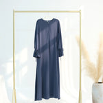 Load image into Gallery viewer, Ramadan Arabic Muslim Women Modest Dress 2025 Elegant Dubai Plain Abaya Islamic Church Clothing Fashion Loose Turkey Solid Robe