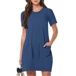 Load image into Gallery viewer, Women's Elegant Dresses Fashionable Solid Color Dress Casual Holiday Sports Short Dresses Long One-Piece Dress Gown vestidos