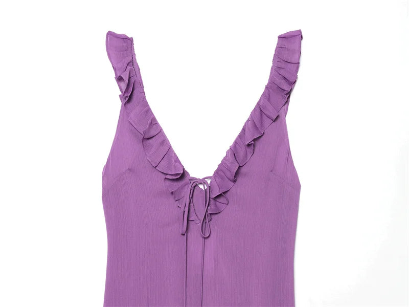 Women's Dress 2026 New Spring Summer Ruffled Wrinkled Dress for Women Casual Chic Personality Female Dress