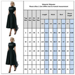 Load image into Gallery viewer, Women Elegant Black Dress Half High Collar High Waist A-Line Dresses Slim Fit Midi Dress Office Lady Female Solid Vestidos Robe