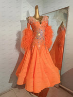 Load image into Gallery viewer, Ballroom Dance Dress for Women, Modern Dance Dress, Ladies' Clothing, Waltz Dance Costume 2433
