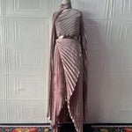 Load image into Gallery viewer, Elegant Party Dress for Women Temperament Fashion 2025 Fall Winter New Batwing Sleeve Shawl Split Vestidos Evening Long Dresses