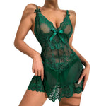 Load image into Gallery viewer, Women Erotic Costume  Sexy ExoticUnderwear Lace Doll Dress Erotic Underwear Open Bra Mesh Transparent Pajamas Sexy Clothing
