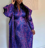 Load image into Gallery viewer, African Dresses for Women 2025  Traditional Africa Clothing Dashiki Ankara Outfit Gown Abayas Robe Muslim Kaftan Maxi Long Dress