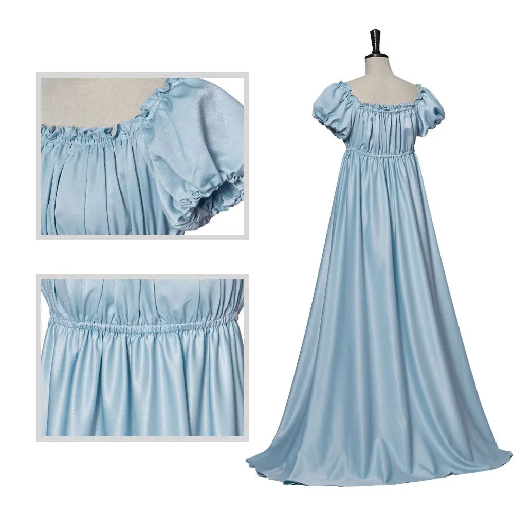 Medieval Dress Women Dress Sexy Off Shoulder Renaissance Victorian Regency Dress Costume Wench Retro Gown Halloween For Women