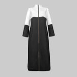 Load image into Gallery viewer, 2026 Women Bodycon Dress Women's Casual Dresses Elegant Women's Dresses Contrast Color Zipper Long Sleeve Formal Outfit