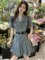 Load image into Gallery viewer, Female Dresses Coquette Bodycon Beach Sexy Corset Women's Dress Tight Denim Fashion Summer 2025 Korean Style Clothing One Pieces