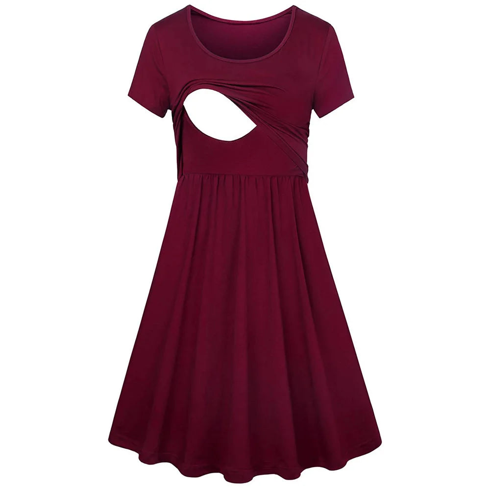 Maternity Dresses Fashion Striped Dress Summer Dress Loose Simple Sleeveless Dress Women's Clothing