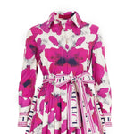 Load image into Gallery viewer, Women Dresses Party Dresses Retro Shirt Dress Long Sleeved Belt Single Row Buckle Layered Skirt Hem Design Casual Dresses