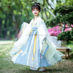 Load image into Gallery viewer, Hanfu Dress Traditional Chinese Cloth Outfit Ancient Folk Dance Stage Costumes Oriental Children Girls Fairy Princess Cosplay