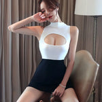 Load image into Gallery viewer, Dress Secretary uniform one-piece passionate and pure desire short skirt dress on promotion Summer clothes nightclub hot girl