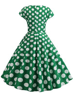 Load image into Gallery viewer, Women Summer Music Note Print Dress 50s 60s Robe Retro Swing Casual Vintage Party Dresses Vestidos