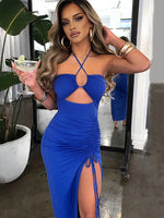 Load image into Gallery viewer, Sleeveless Sexy Female Midi Backless Dresses Slim Night Club Party Women's Dress Bodycon Vestidos Elegantes Para Mujer