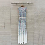 Load image into Gallery viewer, Women's vacation-style dresses, sleeveless knit dresses, color-blocked maxi dresses, high-quality workwear, 2026, new arrivals,