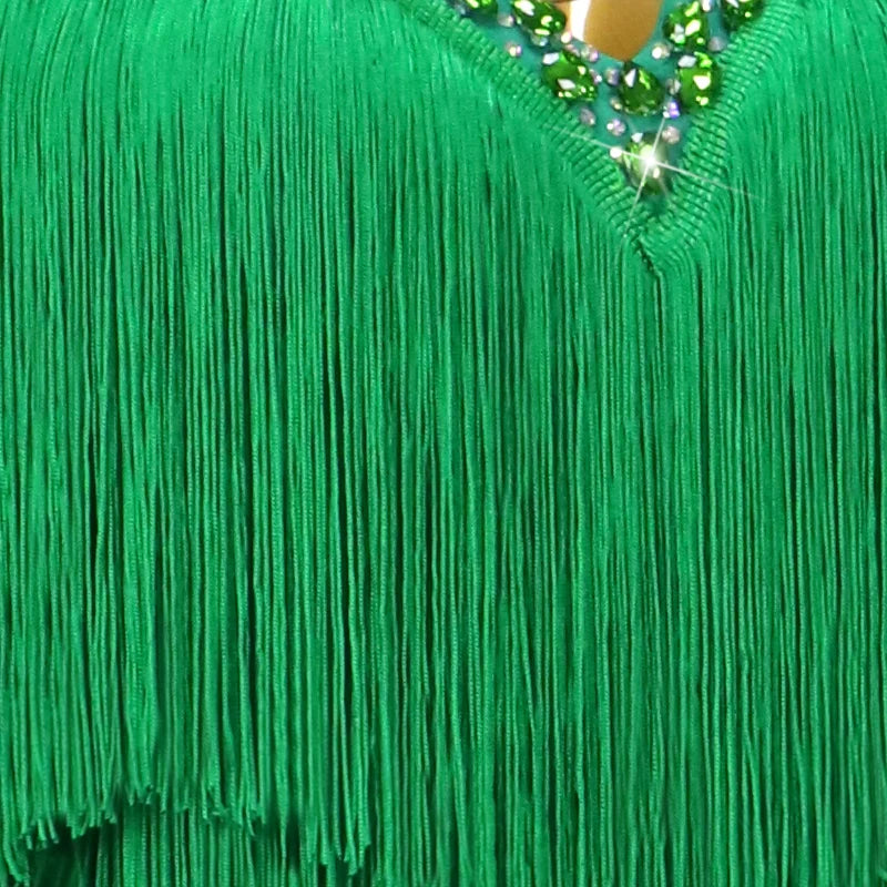 Women's Dress Latin Dance Costumes Girls Clothing Fringed Skirts Stage Ballroom Prom Suit Party Sports Female Samba Evening Wear