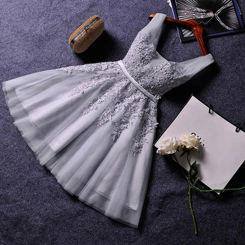 2024 Women Evening Dresses Long Beading Prom Gowns Tulle Party Dress Lace Pearls Sleeveless Formal Evening Party Dress vestidos